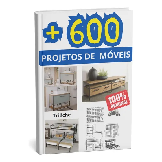 +600 Projetos Móveis Metalon Em Arquivos Pdf Envio Imediato