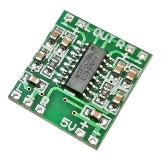 Modulo Amplificador De Audio Estereo Clase D Pam8403 