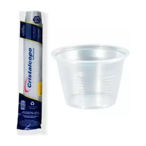 100 Pote Descartável 100ml Com Tampa P/ Gelatina/molho/patê