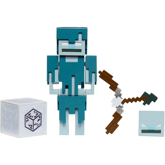 Minecraft Figuras De Acción Originales De Mattel Juguete