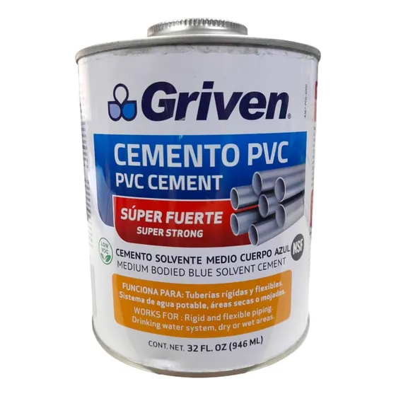 Pega Cpvc Soldadura Líquida De 1/4