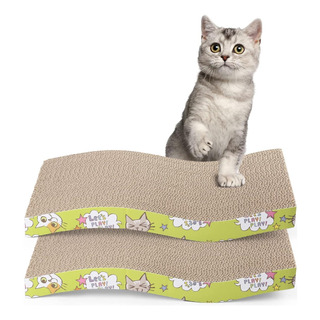 Cardboard De Rascadores De Gatos De Primepets, Almohadilla Cardboard De Rascadores De Gatos De Primepets, Almohadilla
