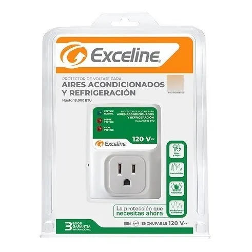 Protector Exceline 110v Aire Acondicionado Hasta 18.000btu