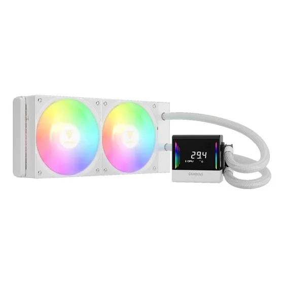 Water Cooler Gamdias Chione E4-240 Branco Display Argb 240mm
