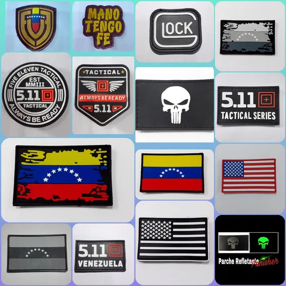 Parches Patches Con Velcro Cierre Magico