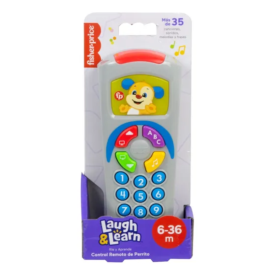 Fisher Price Ríe Y Aprende Control Remoto De Perrito Color Multicolor