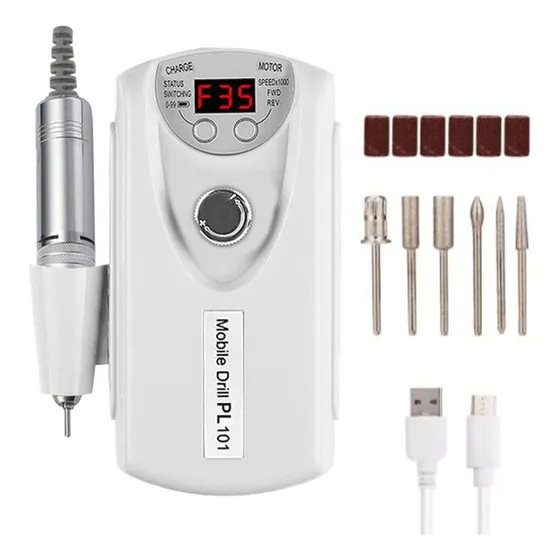 M Polidor De Unhas Profissional Emery 35000rpm