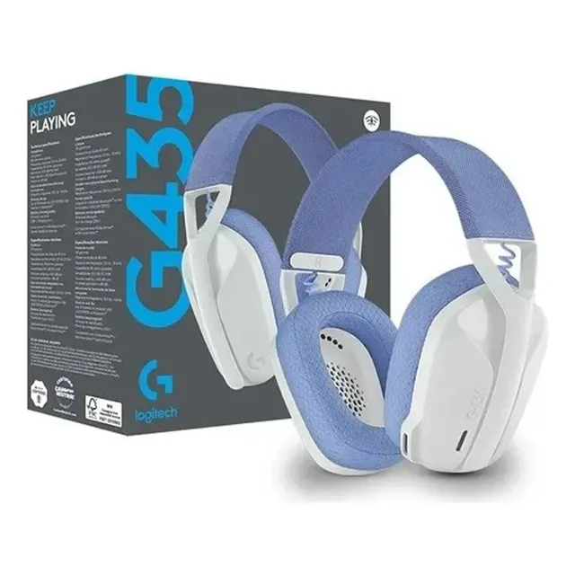 Audifono C/microf. Logitech G435 Bt / Lightspeed White