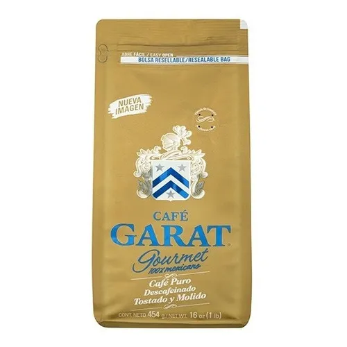 Café Molido Gourmet Garat Arábica Descafeinado 454g