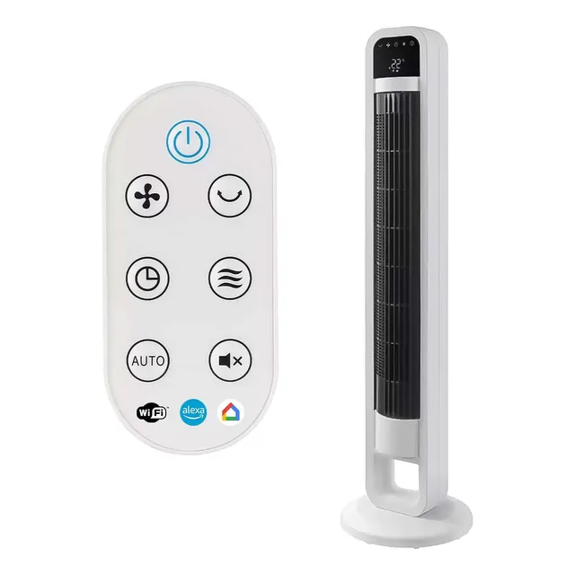 Omnibreeze Ventilador De Torre Funciona Con Alexa Y Celular