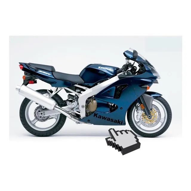 Calco Kawasaki Carenado Pegatina Vinilo Para Autos