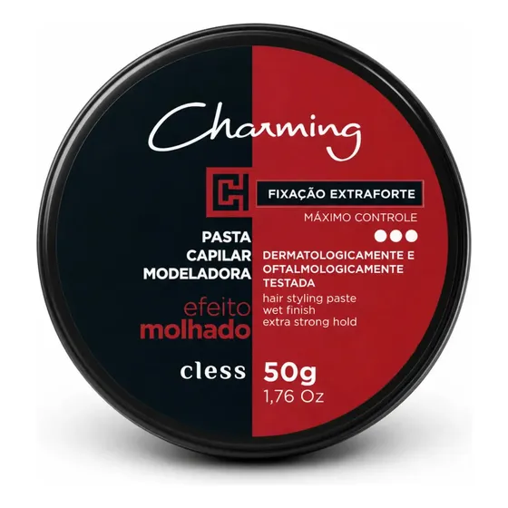 Pasta Capilar Modeladora Charming Extra Forte Efeito Molhado 50g - Cless