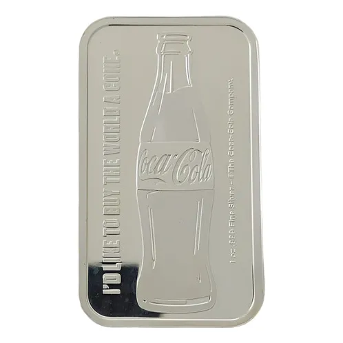 Eua Moeda 1 Onça Prata 999 Coca Cola