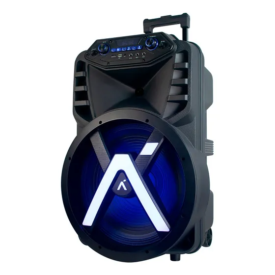 Caixa De Som Amplificada Bluetooth 900w Preta 15" Hype Aquário