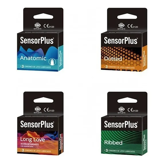 48 Preservativos Sensor Plus Condones 4 Variedades