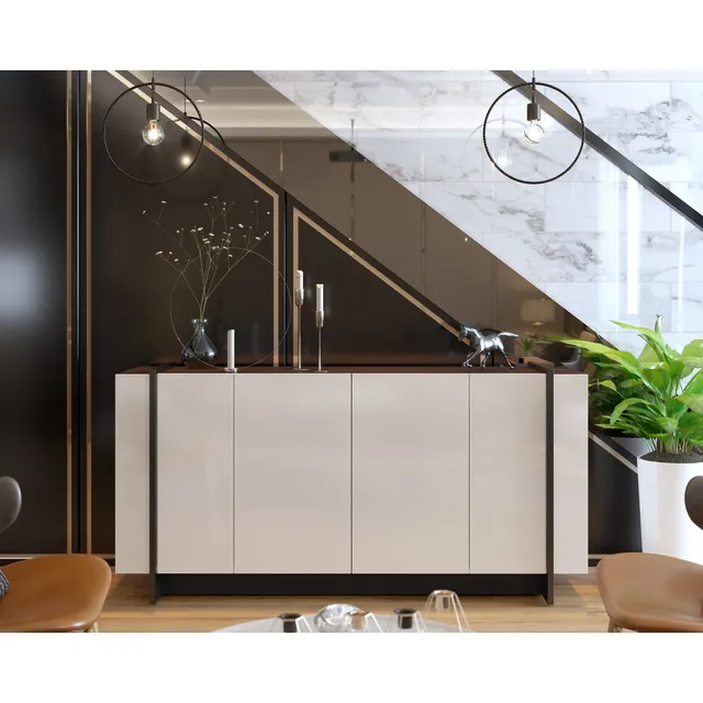 Moveis Bufetera Para Comedor Con Espacios De Almacenaje