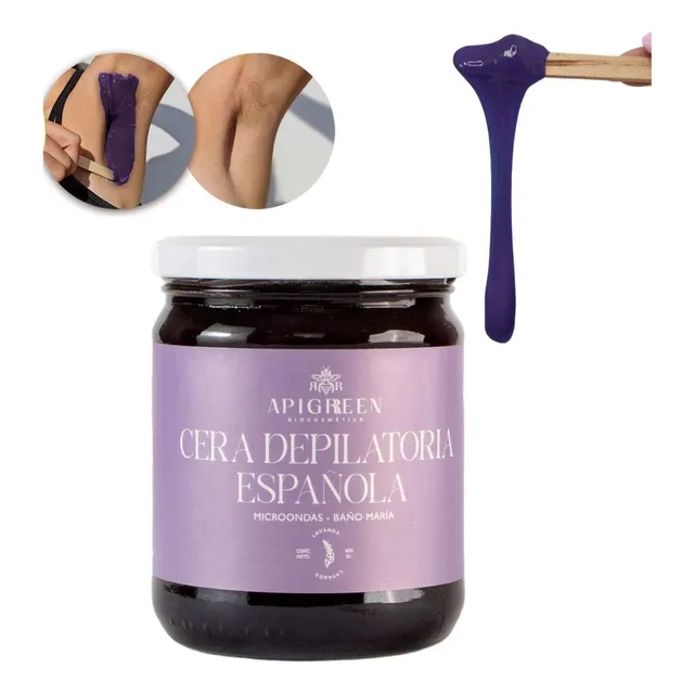 Cera Española Sin Bandas (400g + Aplicadores)