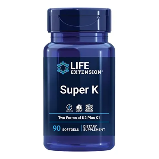 Life Extension Super K, Vitamina K1, Vitamina K2