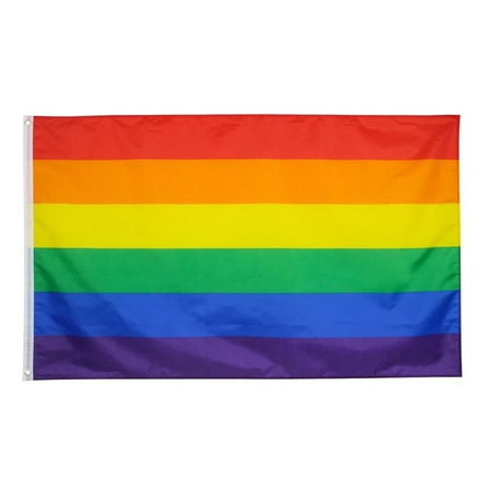 Bandera De La Diversidad Lgbt Oficial 90 X 60 Cm Bandera De La Diversidad Lgbt Oficial 90 X 60 Cm