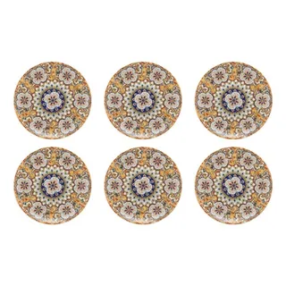 Jogo De Pratos Sobremesa Oxford Cerùmica Castello 19cm 6 Pç Jogo De Pratos Sobremesa Oxford Cerùmica Castello 19cm 6 Pç