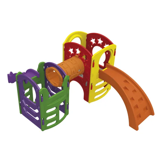 Juego Para Niño Con Tobogán Y  Rampa. Uso Exterior-interior