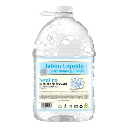 Jabón Líquido Para Manos Y Cuerpo Neutro 5l Vivonatural