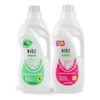 Kit Amaciante E Lava Roupa Vegano Dermatológico Testado Bebê Kit Amaciante E Lava Roupa Vegano Dermatológico Testado Bebê