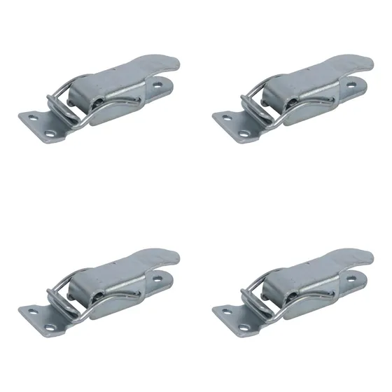 Kit 4 Grampos Fecho Rápido Trava Pressão Fa/e1 Zincado - 4 P
