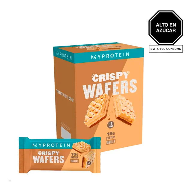 Barras De Proteína Myprotein Crispy Wafers Caja 10 Unidades