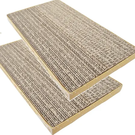 Kit 2 Arranhadores Para Gato Papelão Protetor De Sofá Móveis Marrom