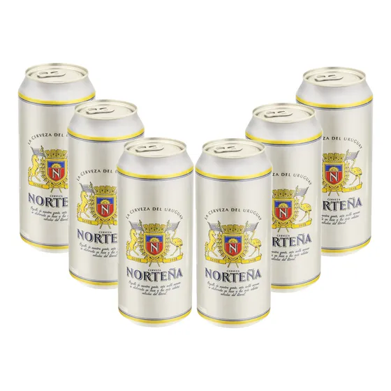 Cerveza Norteña 473 Ml X 6 Unidades