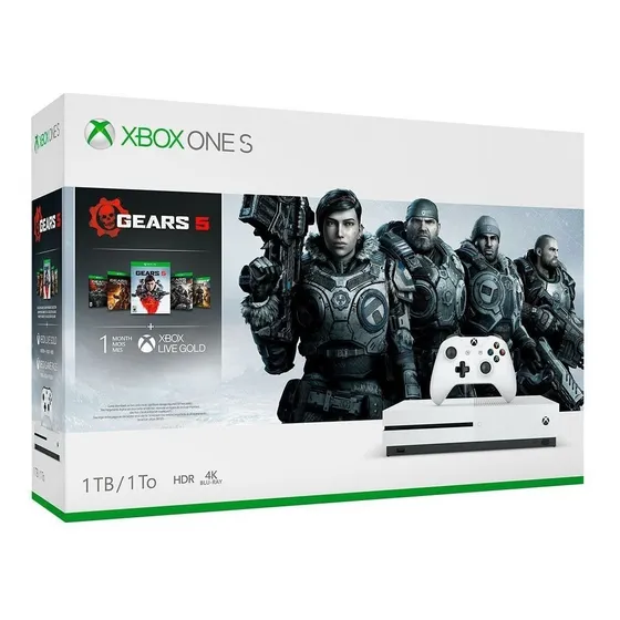 Microsoft Xbox One S 1tb Gears 5 Bundle - Seminovo