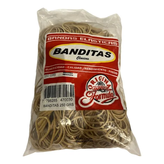 Bandas Elástica Banditas Diámetro 40mm 250 Gramos Estándar