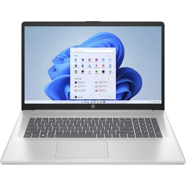 notebook Hp 17.3 Full Hd Intel Core I3-1215u 8gb Ram 256gb Ssd Color Natural Silver