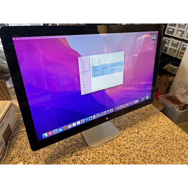 Monitor Apple Thunderbolt Display 27 A1407 + Shortcut Stickr