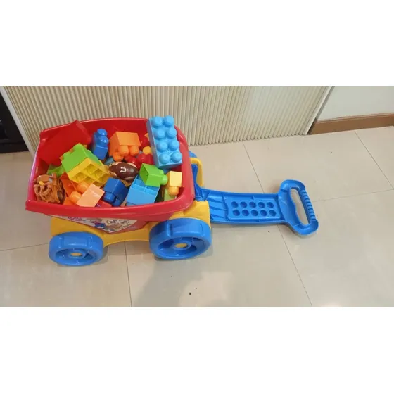 Carro Mega Blocks Traga Bloque Usado