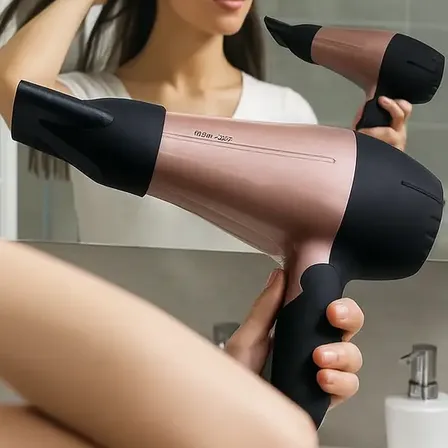 Secador 1200w Bivolt - Rosa, Leve E Eficaz Rosa