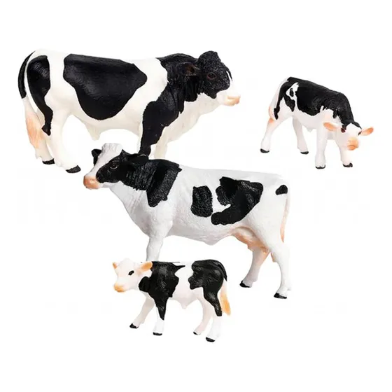 4 Piezas Mini De Animales De Granja Juguete De Decoración