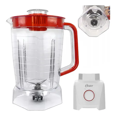 Copo Liquidificador Para Oster Power Full Oliq605 Vermelho