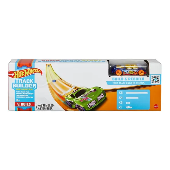 Hot Wheels Track Builder, Paquete Básico De Pista