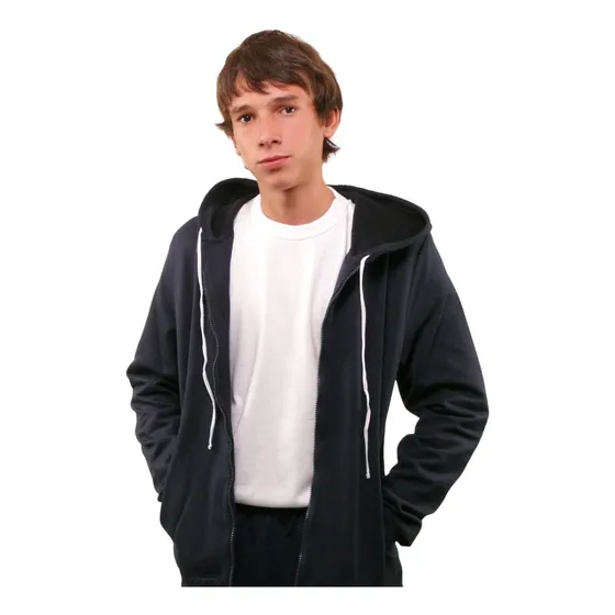 Chaqueta Escolar Anzil En Fleece Con Capucha Tallas 4 6 8 10