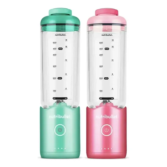Licuadora Portátil Nutribullet Flex Nbpc213pk 2 Piezas 650ml Multicolor