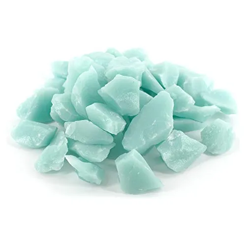 Grava De Vidrio Brillante Oscuridad Piedras Rocas Decor...