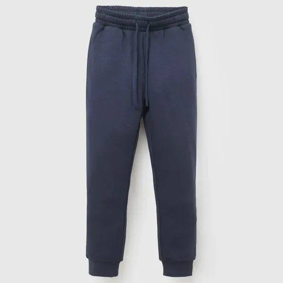 Pantalon Buzo Polycotton Azul Marino 3-4a A 12-13a