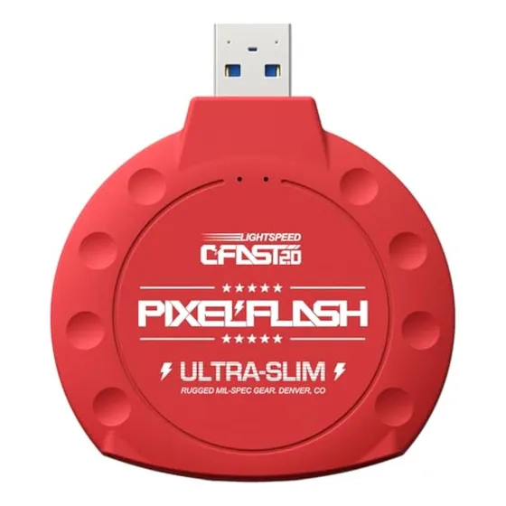 Pixelflash Cfast 2.0 - Lector De Tarjetas (rojo) -
