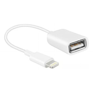 Cabo Otg Ios Adaptador Pen Drive Usb Lightning Passa Dados Cabo Otg Ios Adaptador Pen Drive Usb Lightning Passa Dados