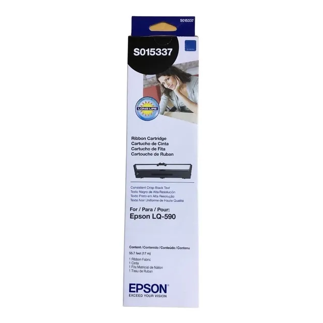 Cinta Epson S015337 P/lq-590 Kit De 3pzs