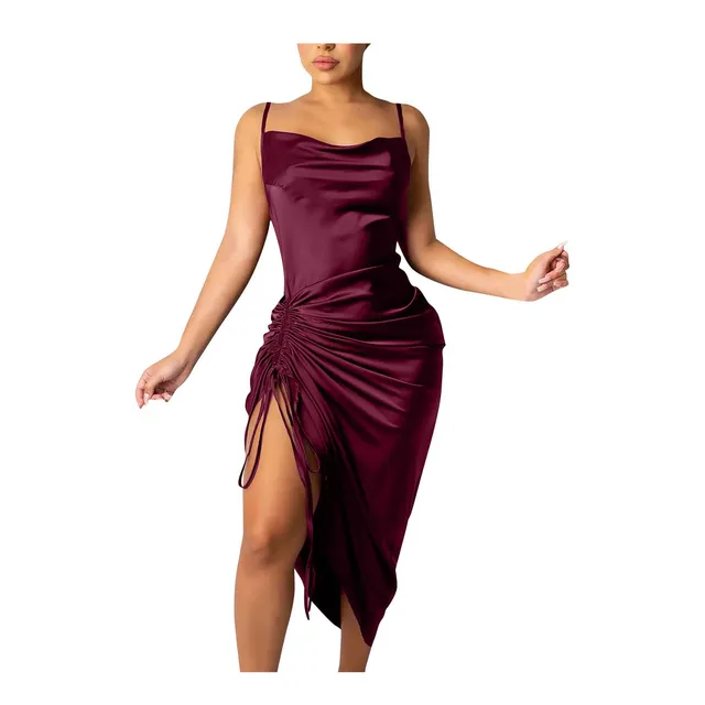 Vestido Nuevo Verano Para Mujer 2022 Midi Volante Linea Moda