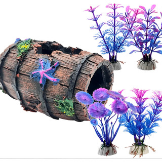 Plantas Artificiales Para Acuario Estrella Mar Roto Barril Plantas Artificiales Para Acuario Estrella Mar Roto Barril