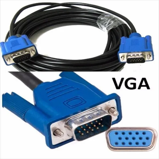 Cable Video Vga Monitor Pc Dvr Laptop Macho Macho 3 Metros